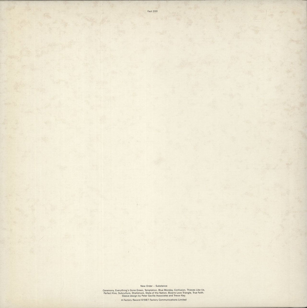 New Order Substance - 2nd - EX UK 2-LP vinyl record set (Double LP Album)
