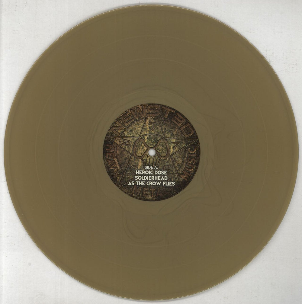 Newsted Heavy Metal Music - Gold Vinyl UK 2-LP vinyl record set (Double LP Album) NX32LHE849551