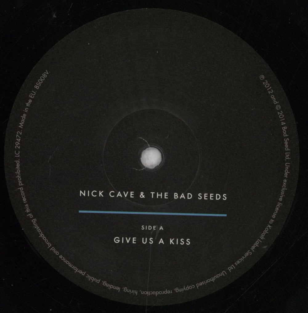 Nick Cave Give Us A Kiss UK 10" vinyl single (10 inch record) NCV10GI845782