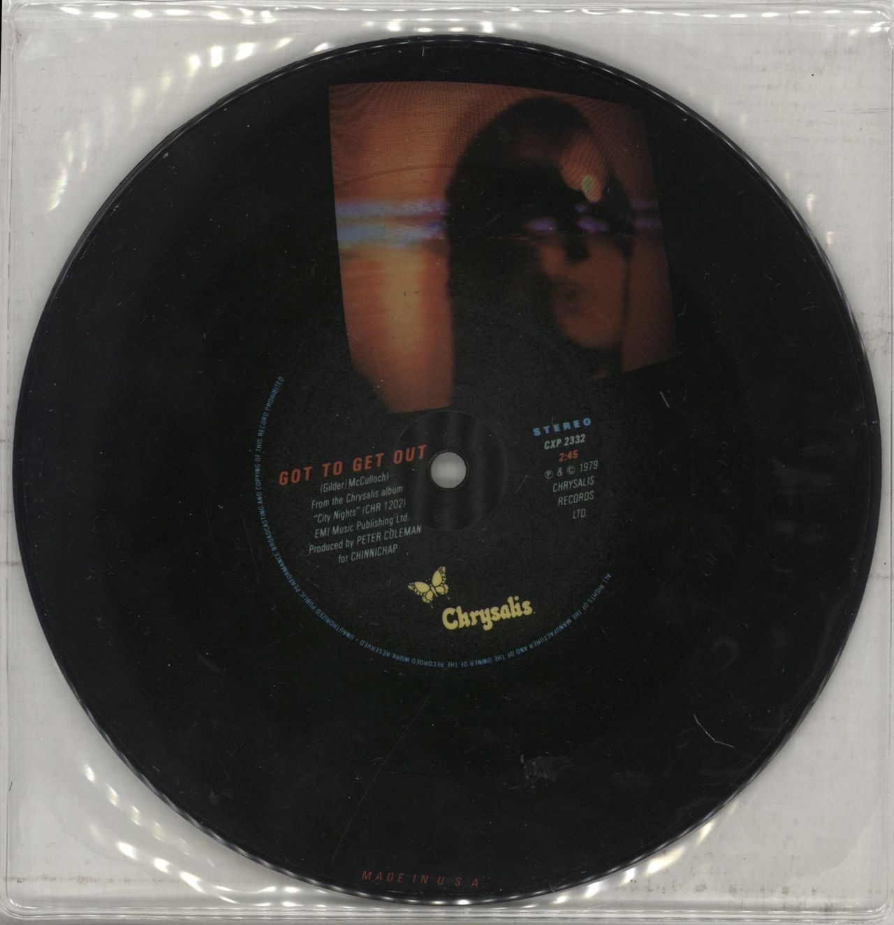 Nick Gilder (You Really) Rock Me US 7" vinyl picture disc (7 inch picture disc single)