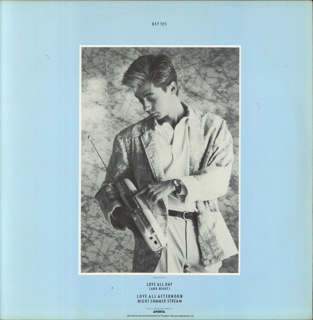 Nick Heyward Love All Day (And Night) + Poster UK 12" vinyl single (12 inch record / Maxi-single)