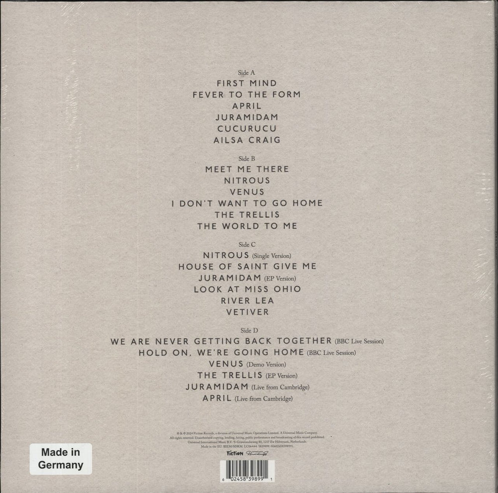 Nick Mulvey First Mind: 10th Anniversary - Clear Vinyl + Autographed Print UK 2-LP vinyl record set (Double LP Album) 602458398991