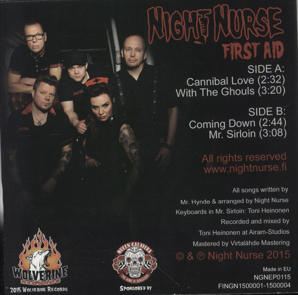 Night Nurse First Aid German 7" vinyl single (7 inch record / 45)