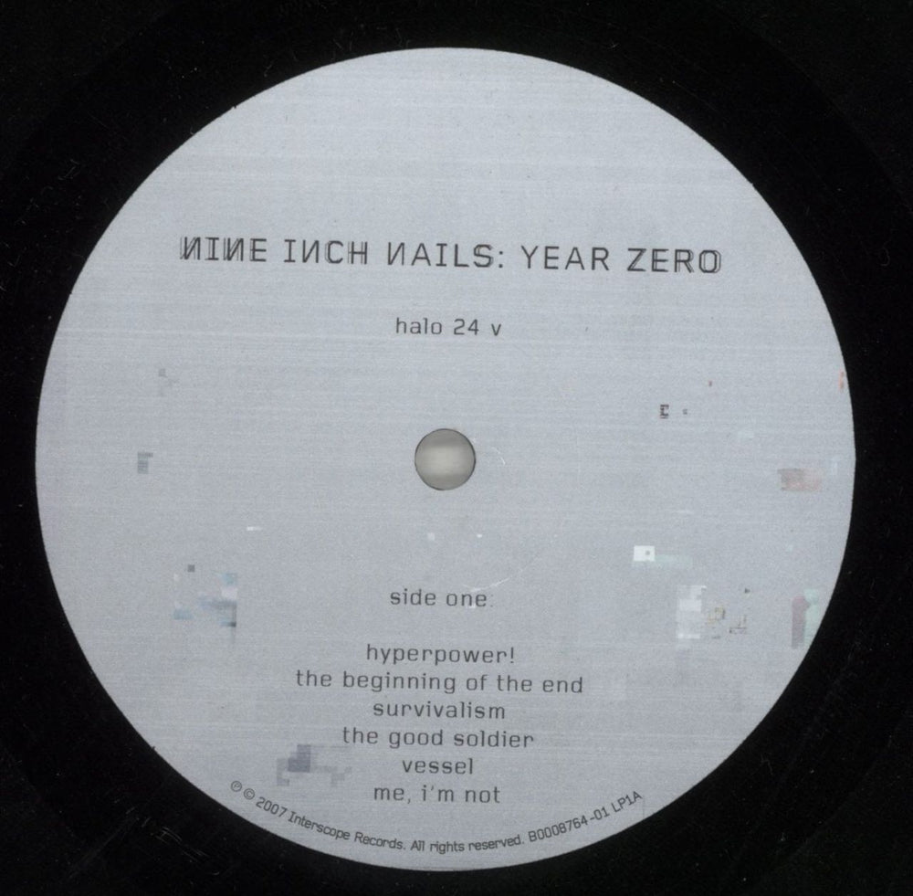 Nine Inch Nails Year Zero US 2-LP vinyl record set (Double LP Album) NIN2LYE867238