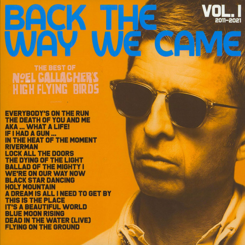 Noel Gallagher Back The Way We Came Vol. 1 - RSD 2021 - Yellow/Black Vinyl UK 2-LP vinyl record set (Double LP Album) JDNCLP57RSD