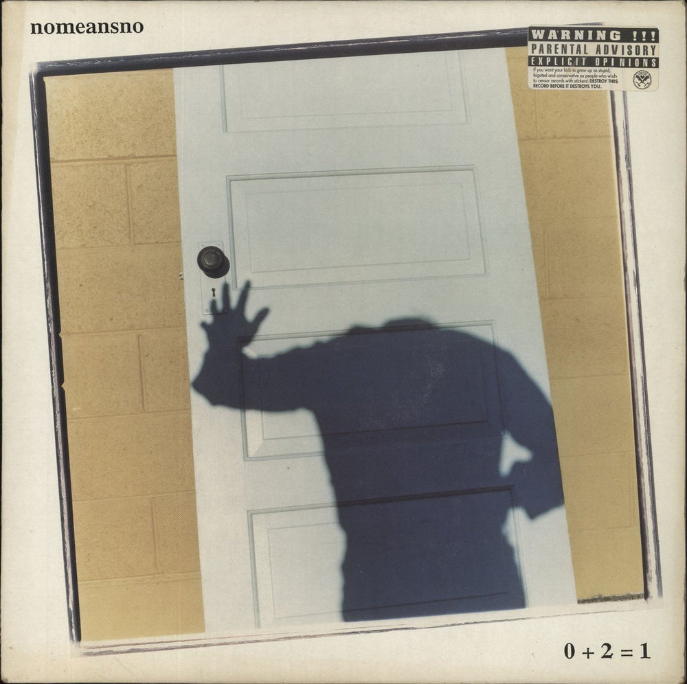 Nomeansno 0 + 2 = 1 [Zero Plus Two Equals One] - Complete UK vinyl LP album (LP record) VIRUS98