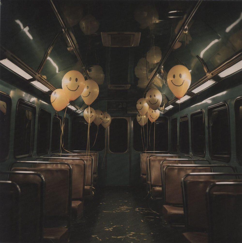 Normandie Dopamine - Yellow with Green Splatter Vinyl UK vinyl LP album (LP record) ELIFE037V