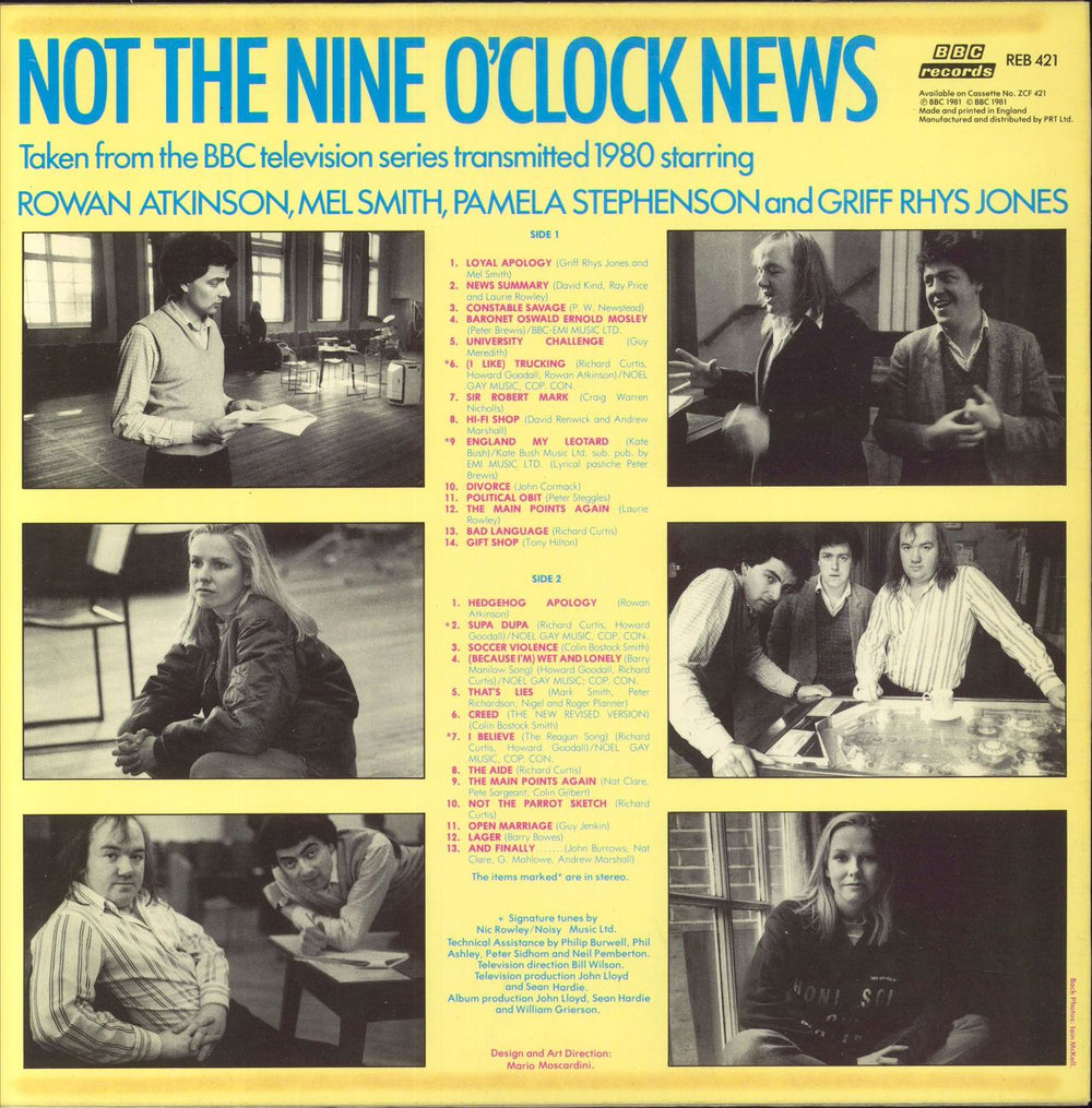 Not The Nine O'Clock News Hedgehog Sandwich UK vinyl LP album (LP record)