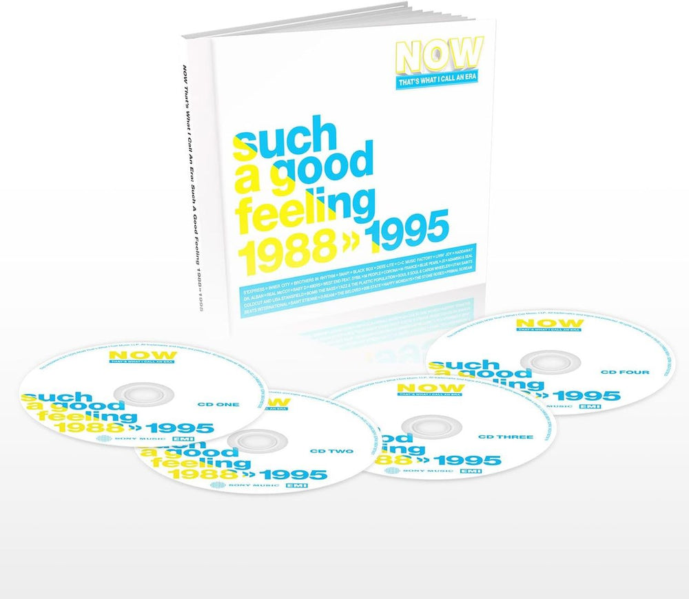 Now That's What I Call Music NOW That's What I Call An Era - Such A Good Feeling: 1988 – 1995 - Deluxe 4-CD Hardback Book Edition UK 4-CD album set CDXNNNOW161