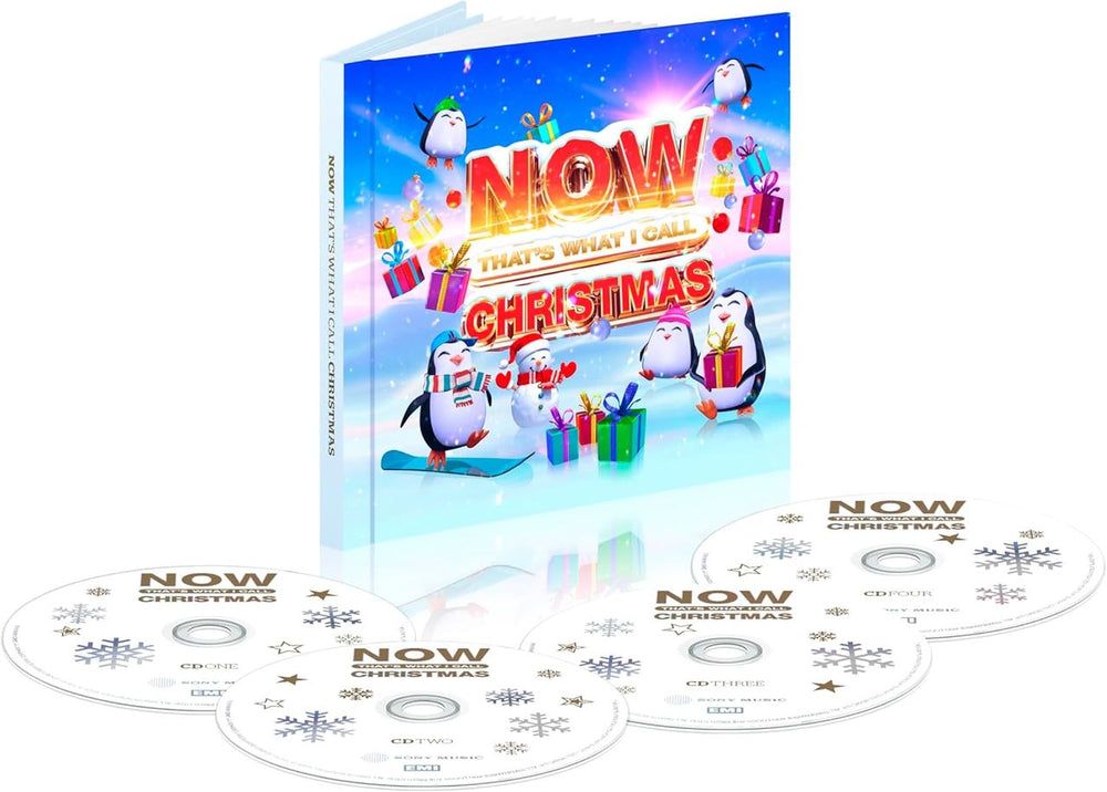 Now That's What I Call Music NOW That's What I Call Christmas - Deluxe Hardcover - Sealed UK 4-CD album set CDNNNOW151