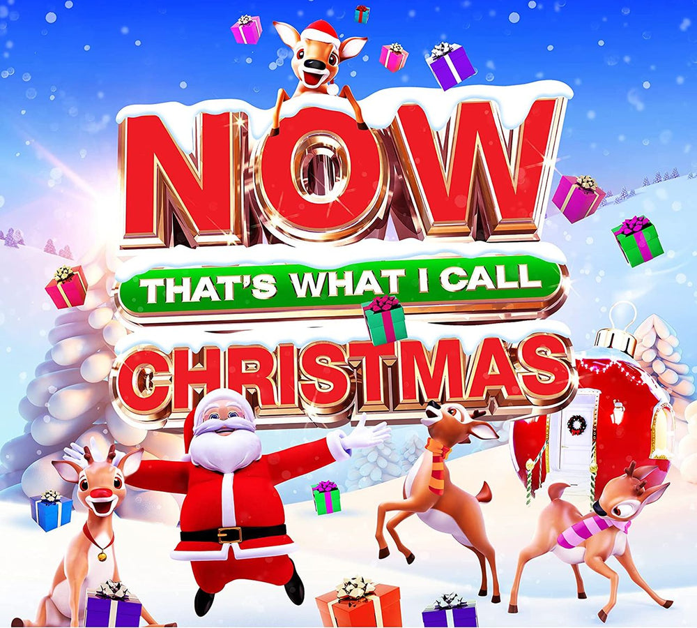 Now That's What I Call Music NOW That's What I Call Christmas - Red Vinyl - Sealed UK 3-LP vinyl record set (Triple LP Album) N.W3LNO801435