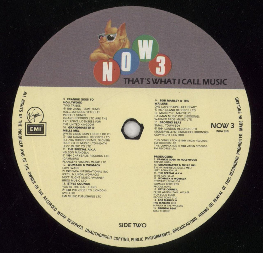 Now That's What I Call Music Now That's What I Call Music 3 UK 2-LP vinyl record set (Double LP Album) N.W2LNO287002