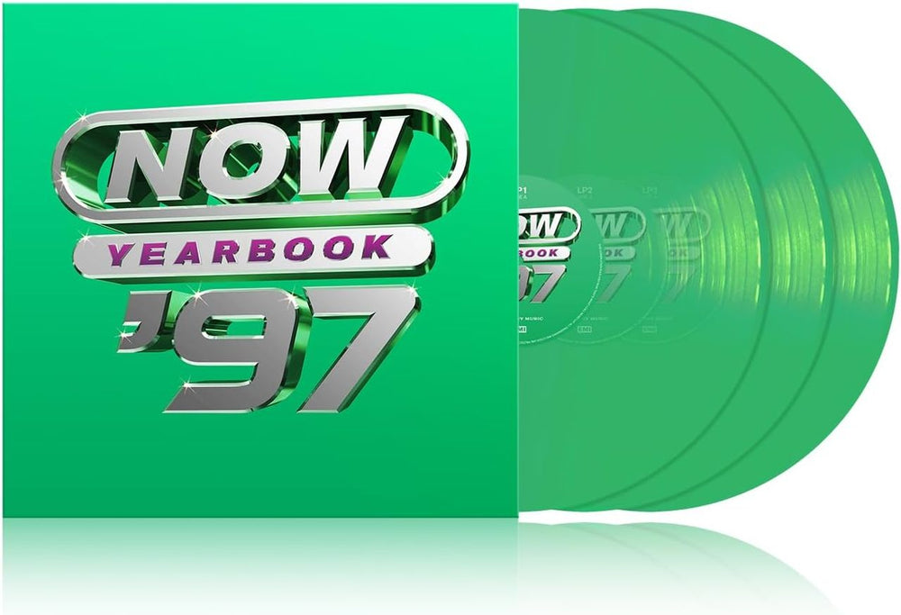 Now That's What I Call Music NOW Yearbook '97 - Green Vinyl - Sealed UK 3-LP vinyl record set (Triple LP Album) LPYBNOW97