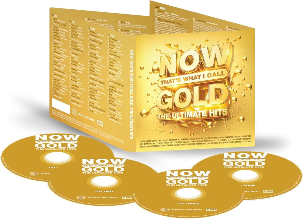 Now That's What I Call Music That's What I Call Gold - The Ultimate Hits UK 4-CD album set CDNNNOW155