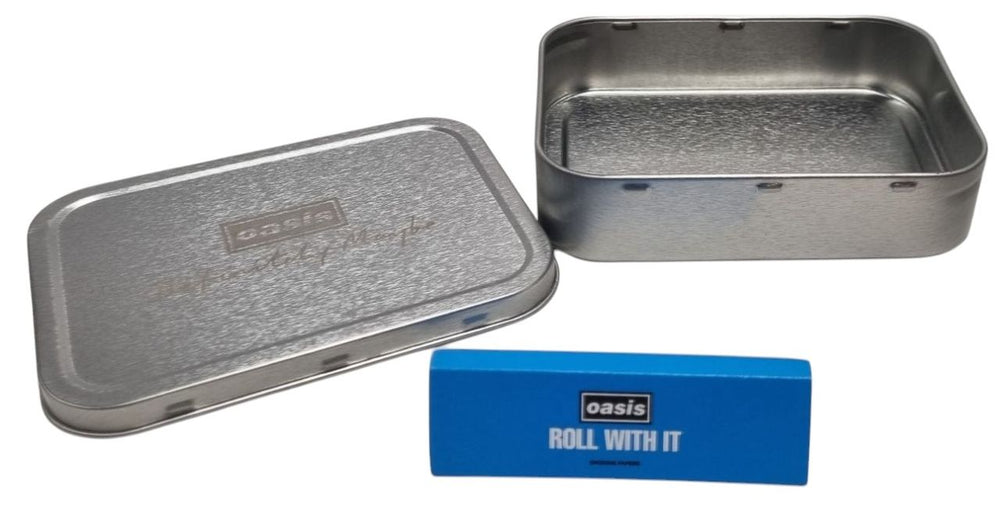 Oasis Definitely Maybe - Rolling Tin + Paper UK Promo memorabilia OASMMDE857934