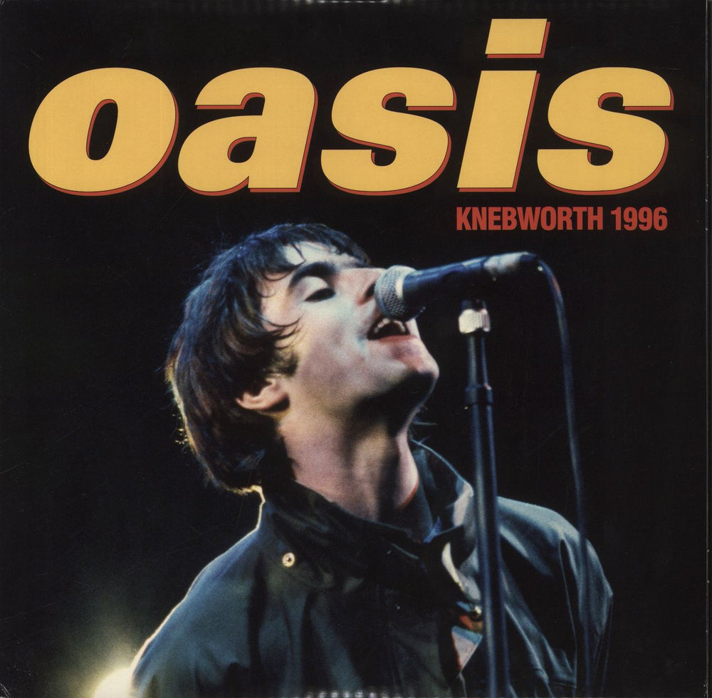 Oasis Knebworth 1996 - 180gm UK 3-LP vinyl record set (Triple LP Album) RKIDLP98