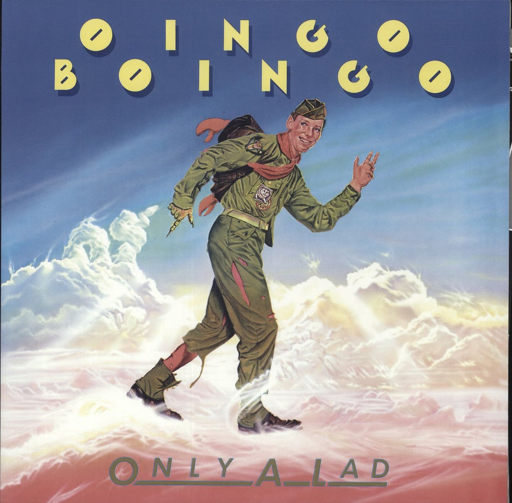 Oingo Boingo Only A Lad - Clear and Metallic Blue US vinyl LP album (LP record) RUBY20LP