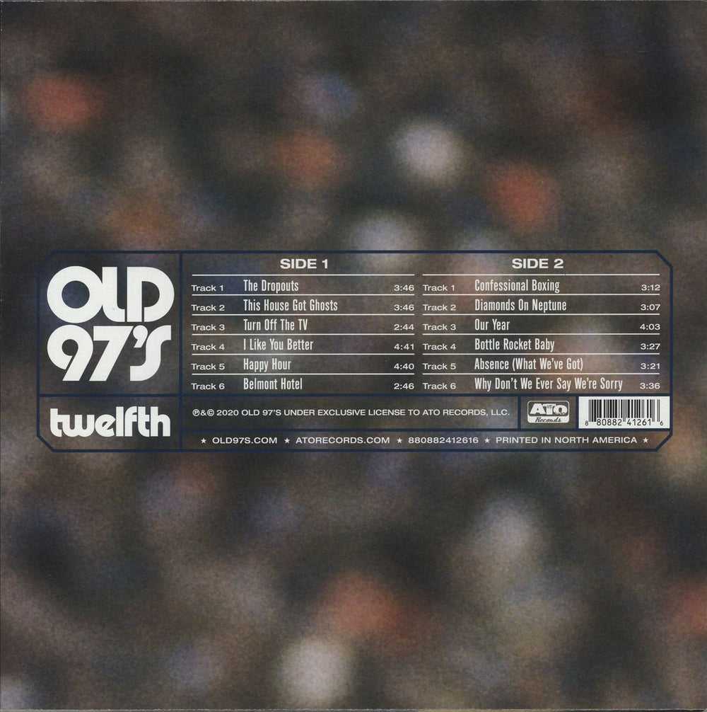 Old 97'S Twelfth - Silver Vinyl US vinyl LP album (LP record) 880882412616