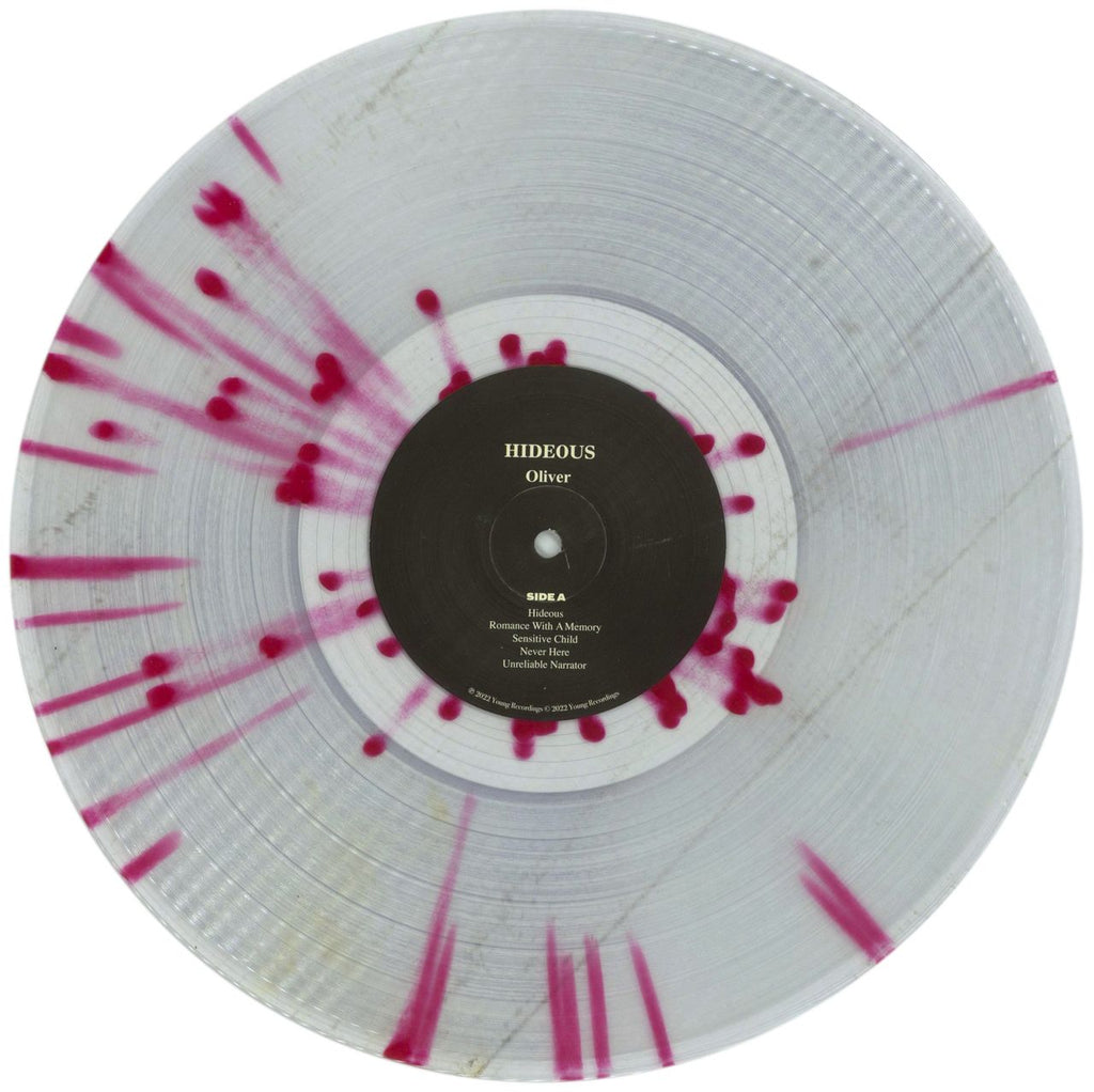 Oliver Sim Hideous Bastard - Clear Red Splatter Vinyl UK vinyl LP album (LP record) 5NJLPHI867122