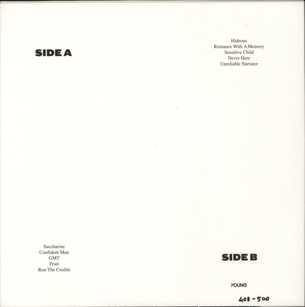 Oliver Sim Hideous Bastard - Clear Red Splatter Vinyl UK vinyl LP album (LP record)