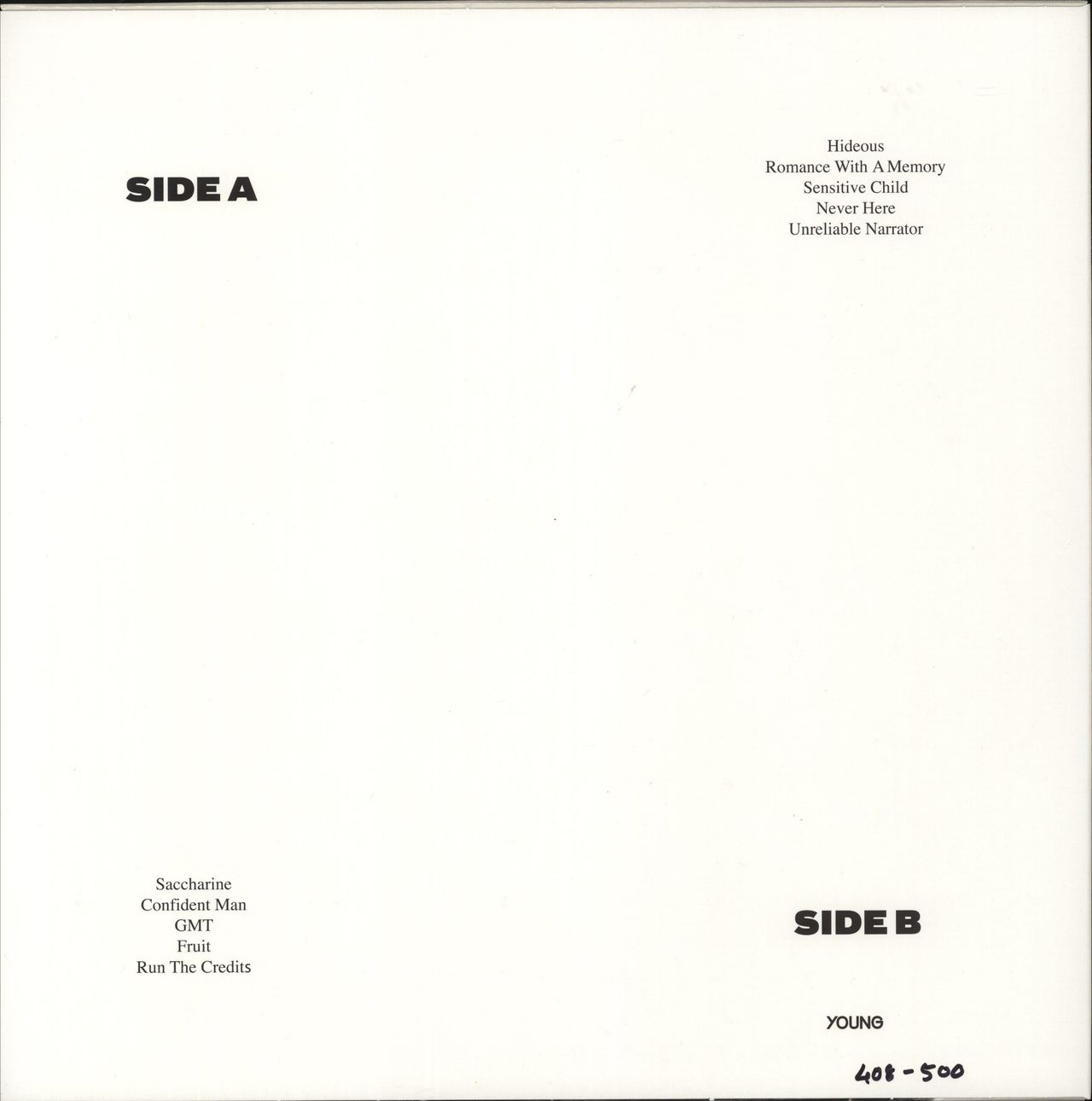 Oliver Sim Hideous Bastard - Clear Red Splatter Vinyl UK vinyl LP album (LP record)