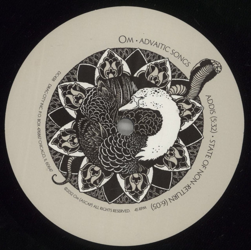 OM Advaitic Songs - Open Shrink US 2-LP vinyl record set (Double LP Album) 0-B2LAD814655