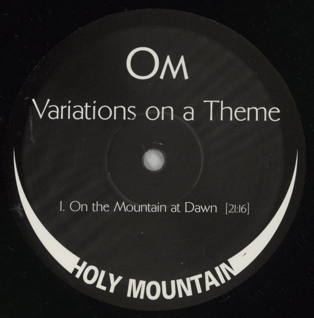 OM Variations On A Theme US vinyl LP album (LP record) 0-BLPVA752529