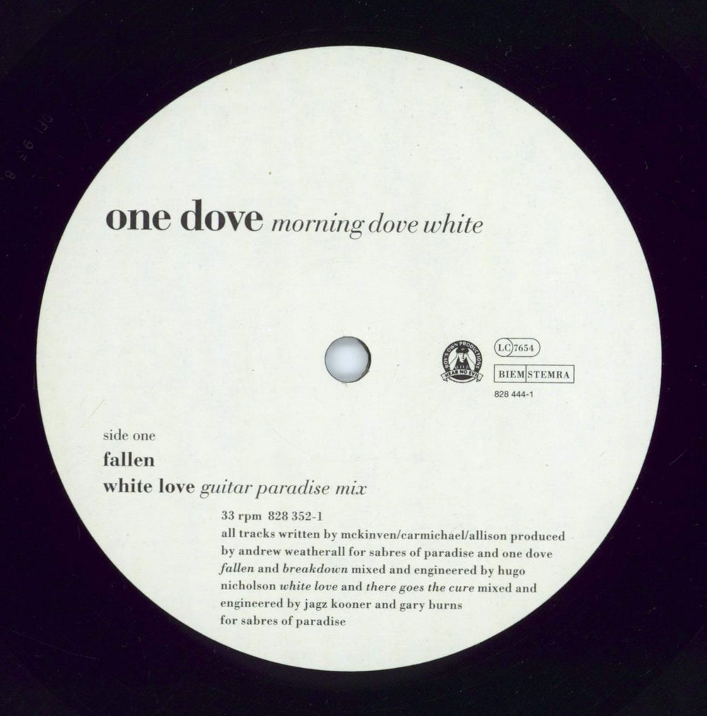 One Dove Morning Dove White UK 2-LP vinyl record set (Double LP Album) OND2LMO125017