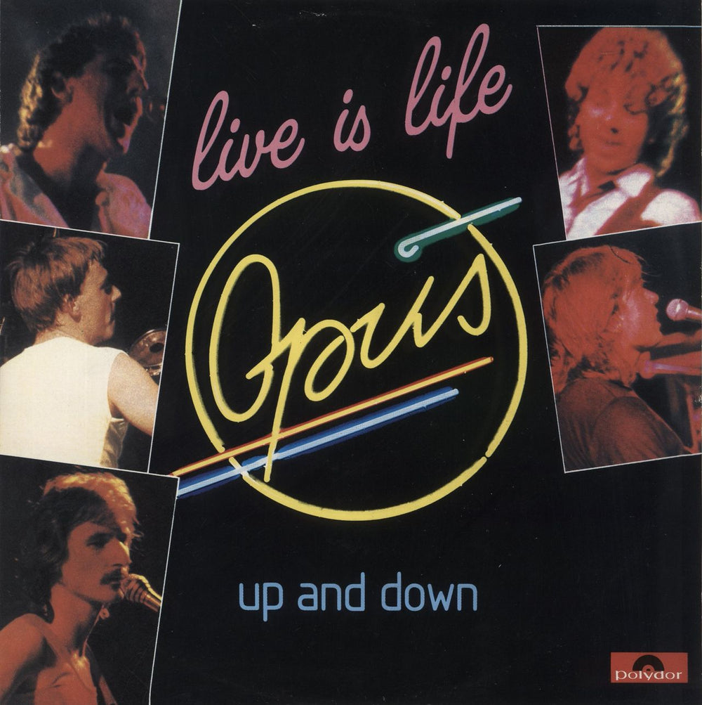 Opus Live Is Life UK 12" vinyl single (12 inch record / Maxi-single) POSPX743