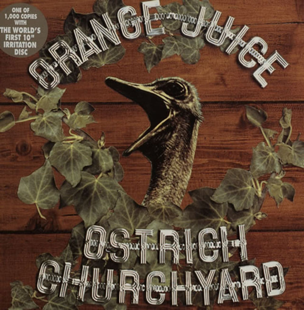 Orange Juice Ostrich Churchyard + Irritation Disc UK vinyl LP album (LP record) DUBH922