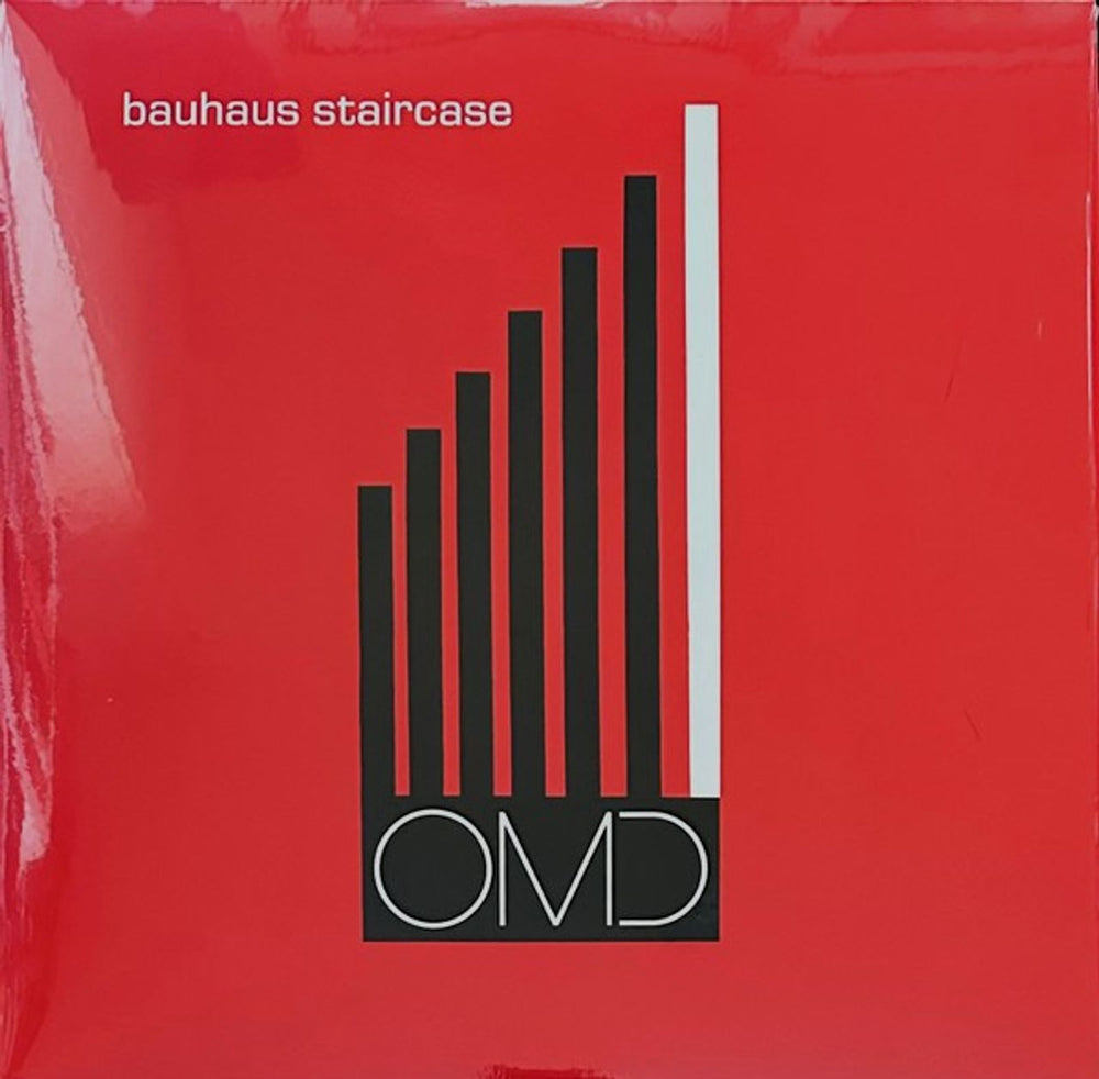 Orchestral Manoeuvres In The Dark Bauhaus Staircase - White Vinyl - Sealed UK 12" vinyl single (12 inch record / Maxi-single) 100S139