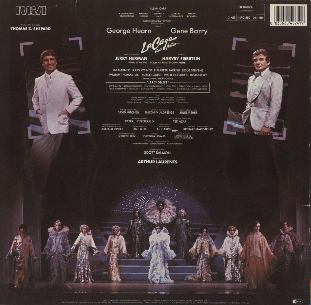 Original Cast Recording La Cage Aux Folles German vinyl LP album (LP record) 035628482419