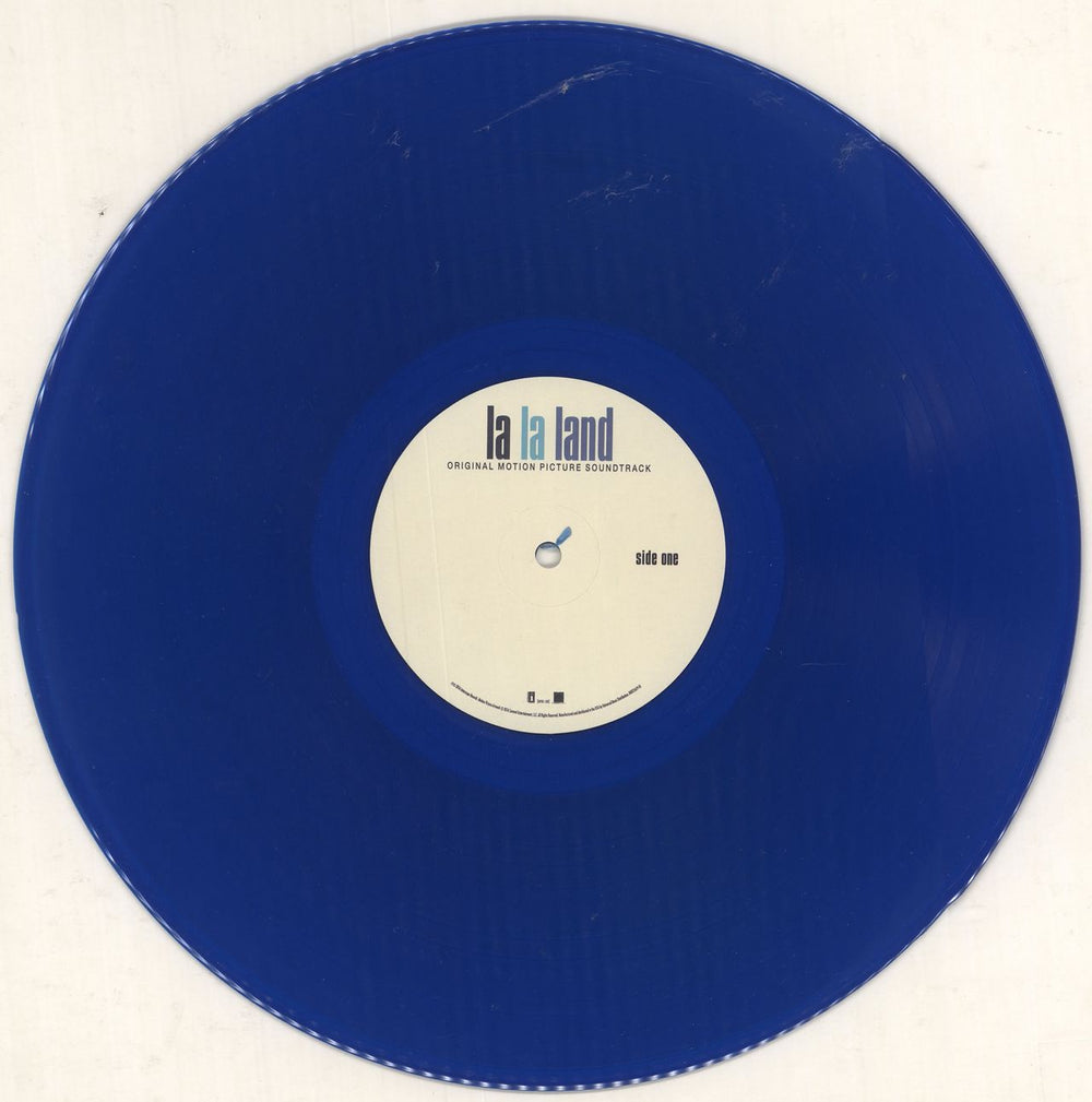 Original Cast Recording La La Land - Blue Vinyl + Shrink US vinyl LP album (LP record) 1OCLPLA747832