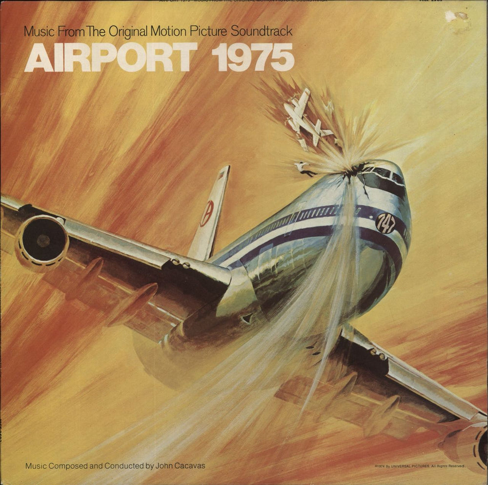 Original Soundtrack Airport 1975 UK vinyl LP album (LP record) MCF2583