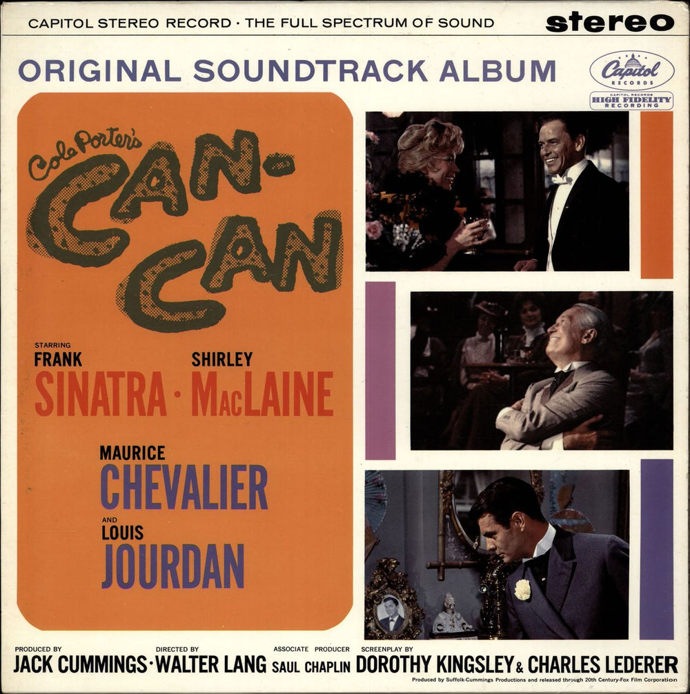 Original Soundtrack Can-Can UK vinyl LP album (LP record) SW1301