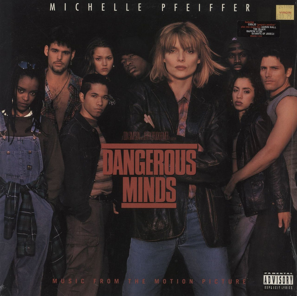 Original Soundtrack Dangerous Minds US vinyl LP album (LP record) MCA-11228