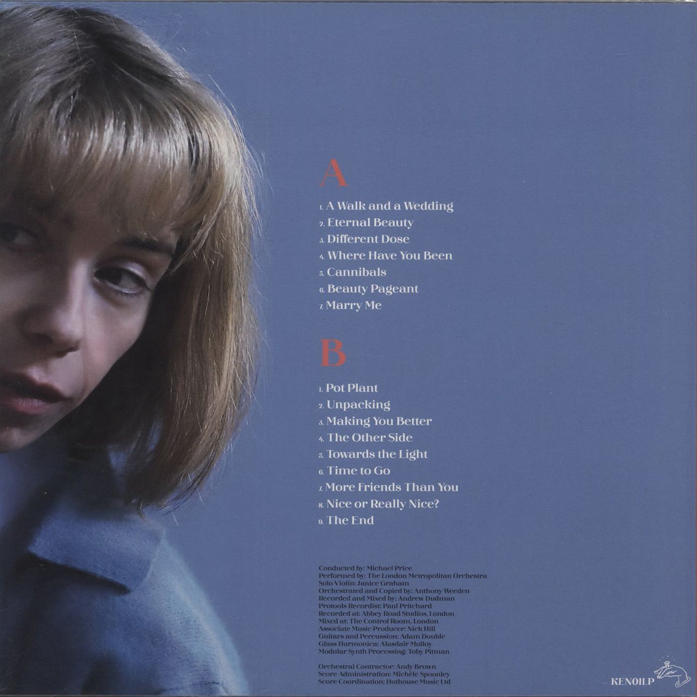 Original Soundtrack Eternal Beauty - Dinked Edition - Blue With Multicolour Splatter Vinyl - Autographed Print UK vinyl LP album (LP record) 5060446125175