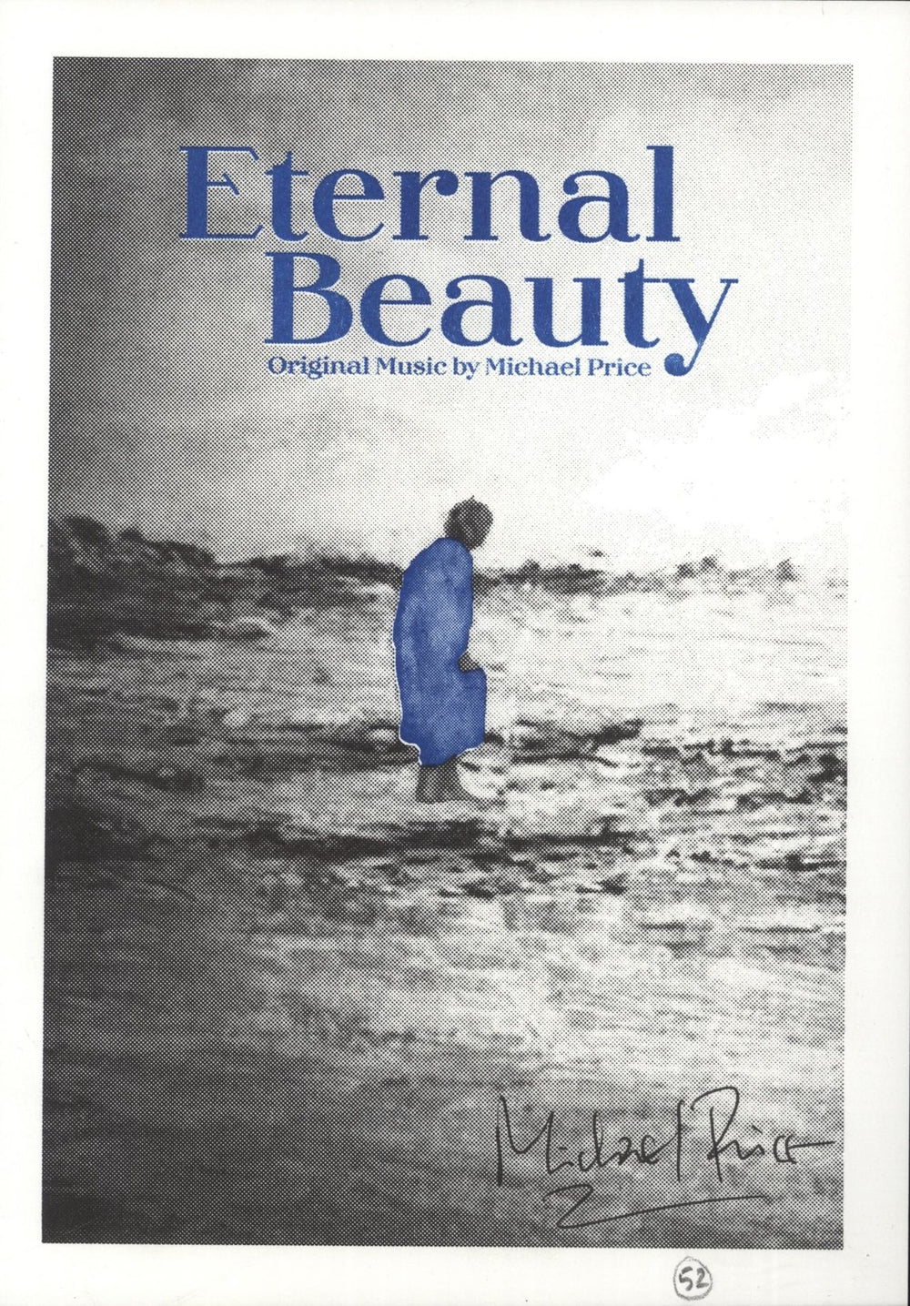 Original Soundtrack Eternal Beauty - Dinked Edition - Blue With Multicolour Splatter Vinyl - Autographed Print UK vinyl LP album (LP record)