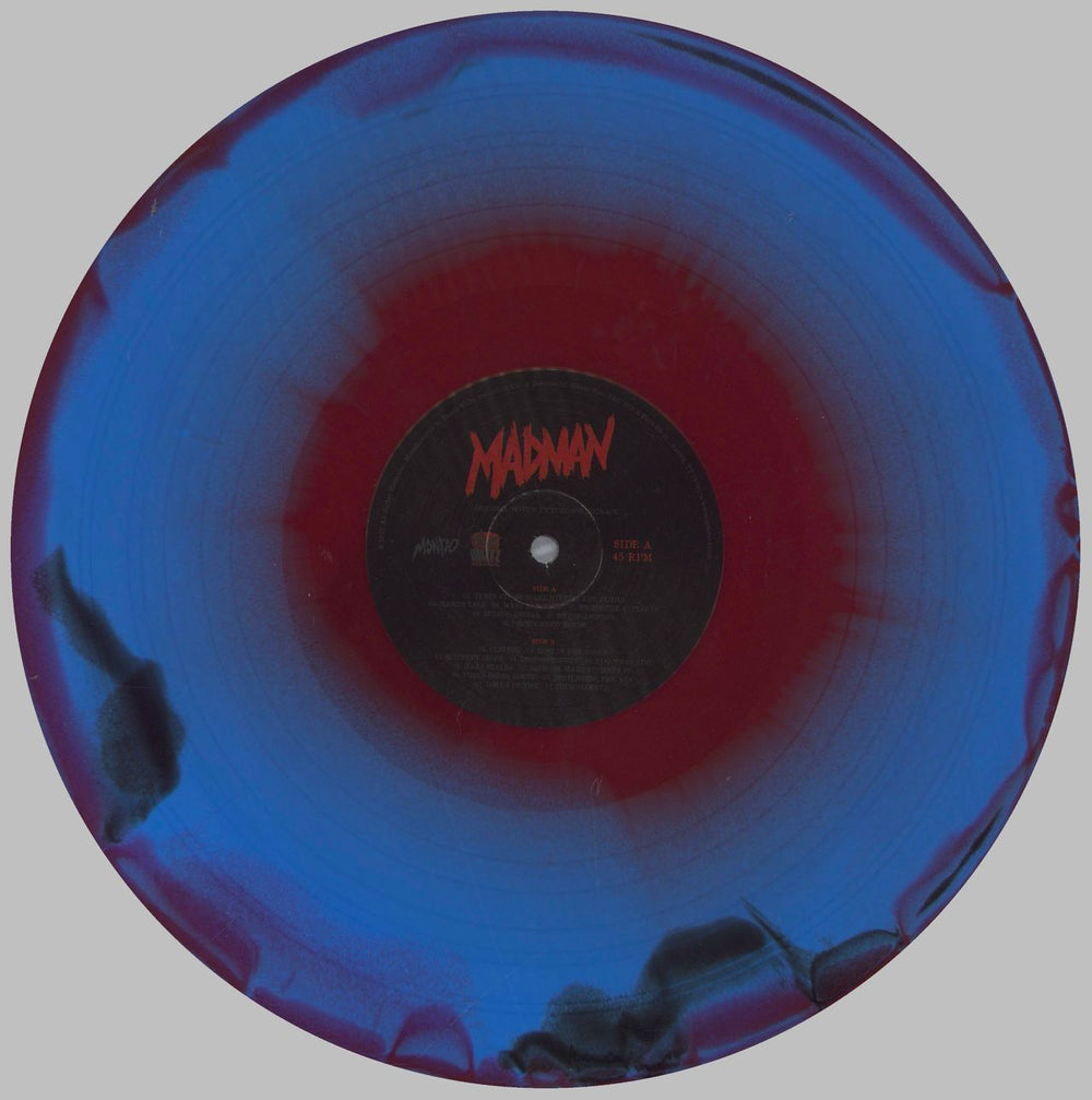 Original Soundtrack Madman - Red/Blue/Black Merge + Frosted Clear With Red/Blue/Black Splatter vinyl UK 2-LP vinyl record set (Double LP Album) OST2LMA822595