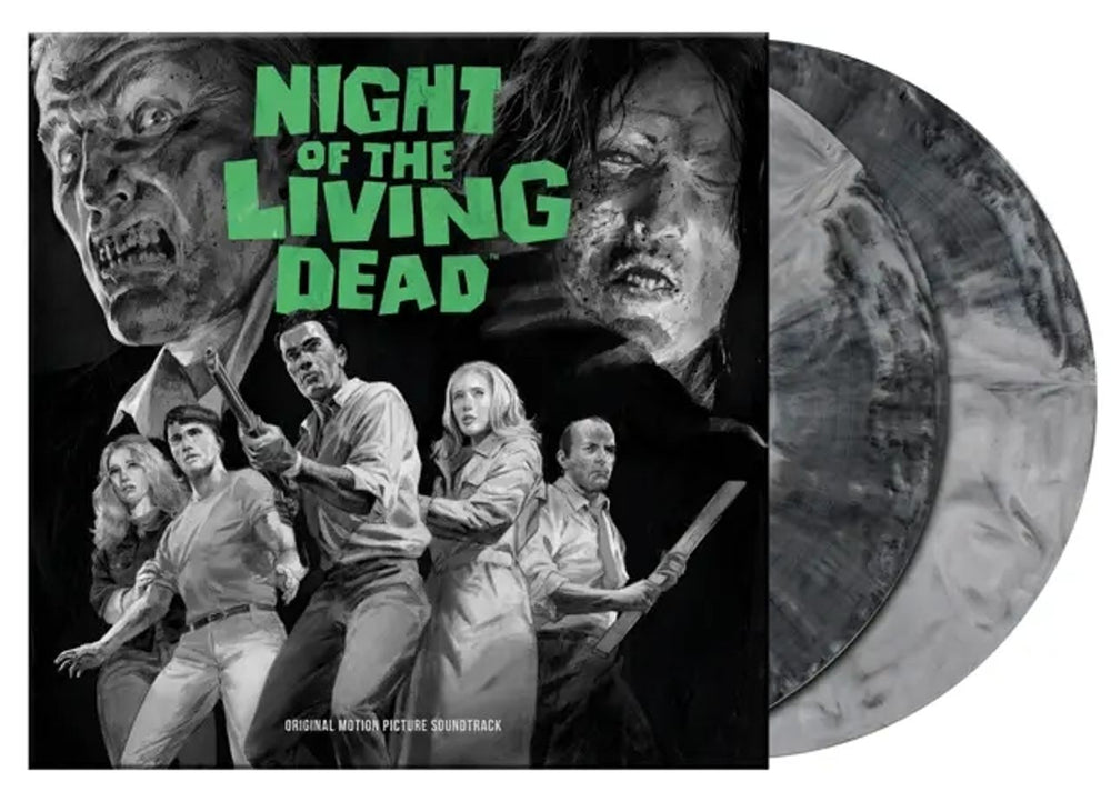 Original Soundtrack Night Of The Living Dead - Black & White Hand-Poured Vinyl + Booklet - Sealed US 2-LP vinyl record set (Double LP Album) OST2LNI849191