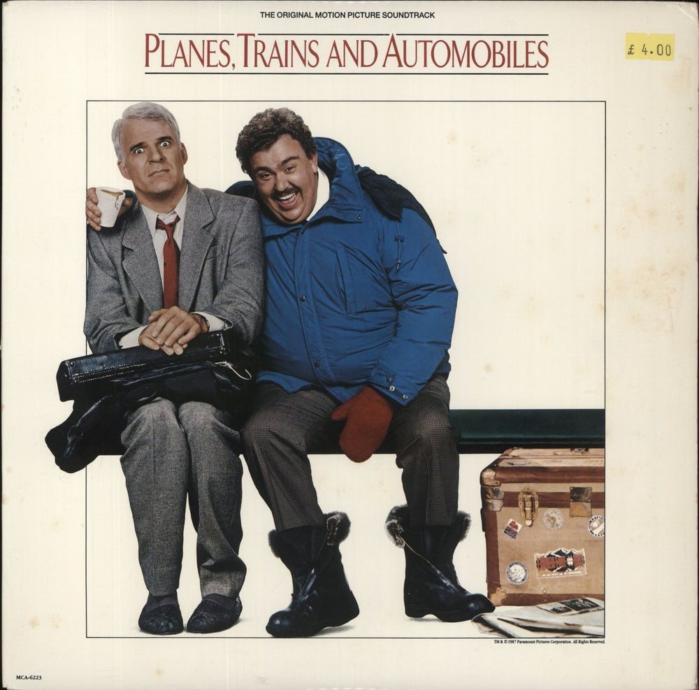 Original Soundtrack Planes, Trains And Automobiles US vinyl LP album (LP record) MCA-6223