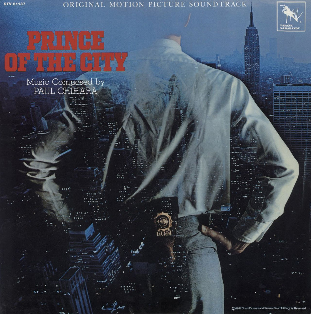 Original Soundtrack Prince Of The City US vinyl LP album (LP record) STV81137