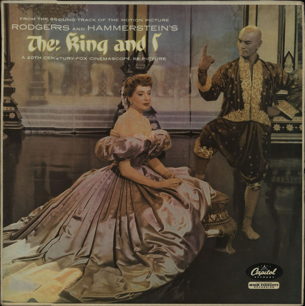 Original Soundtrack The King And I - Grey label UK vinyl LP album (LP record) LCT6108