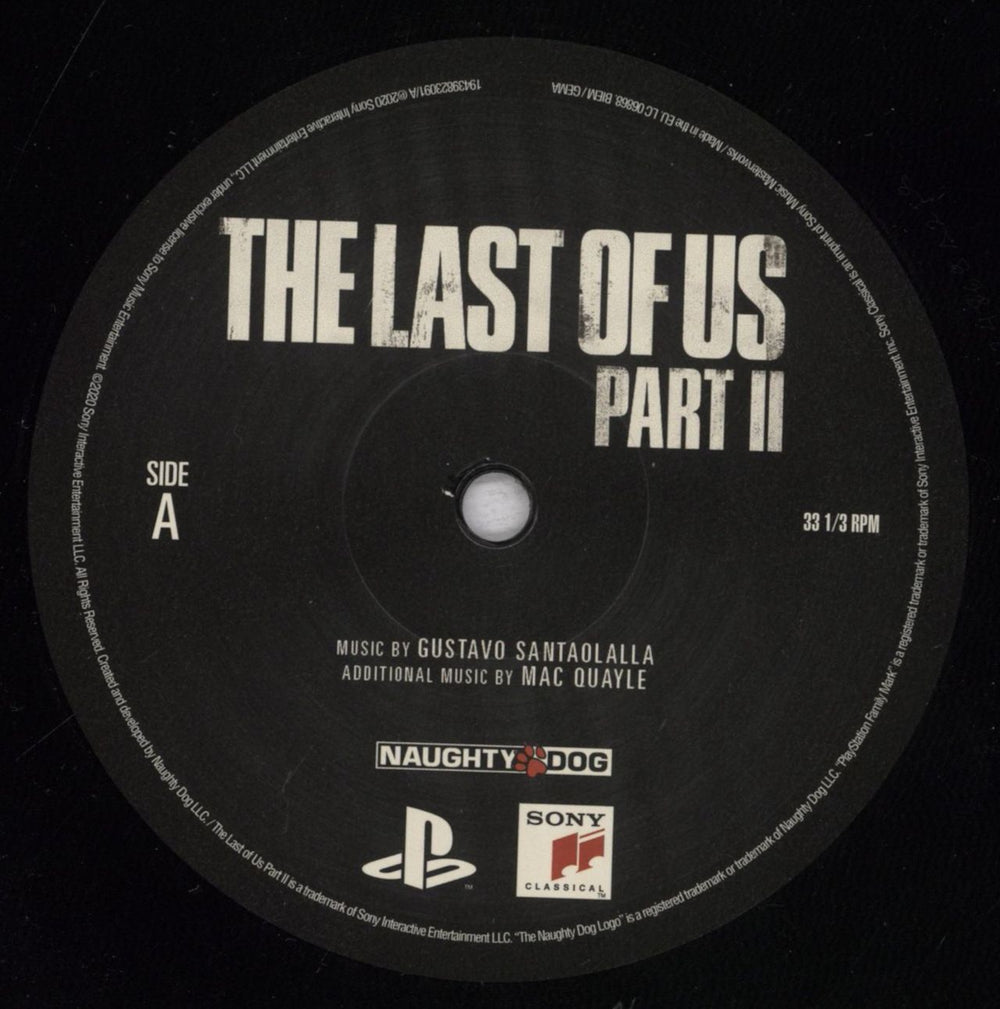 Original Soundtrack The Last Of Us Part II - 180gm Vinyl UK 2-LP vinyl record set (Double LP Album) OST2LTH839658