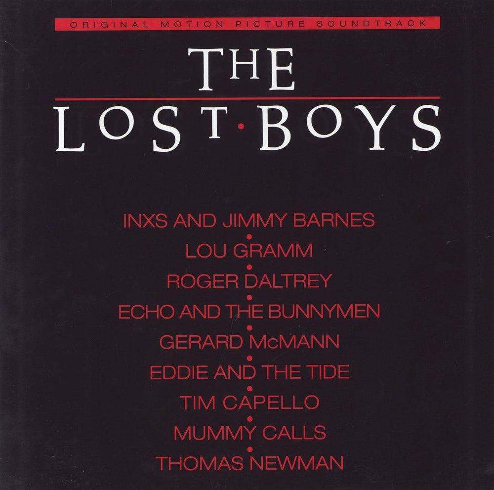 Original Soundtrack The Lost Boys - White Vinyl UK vinyl LP album (LP record) 603497860630