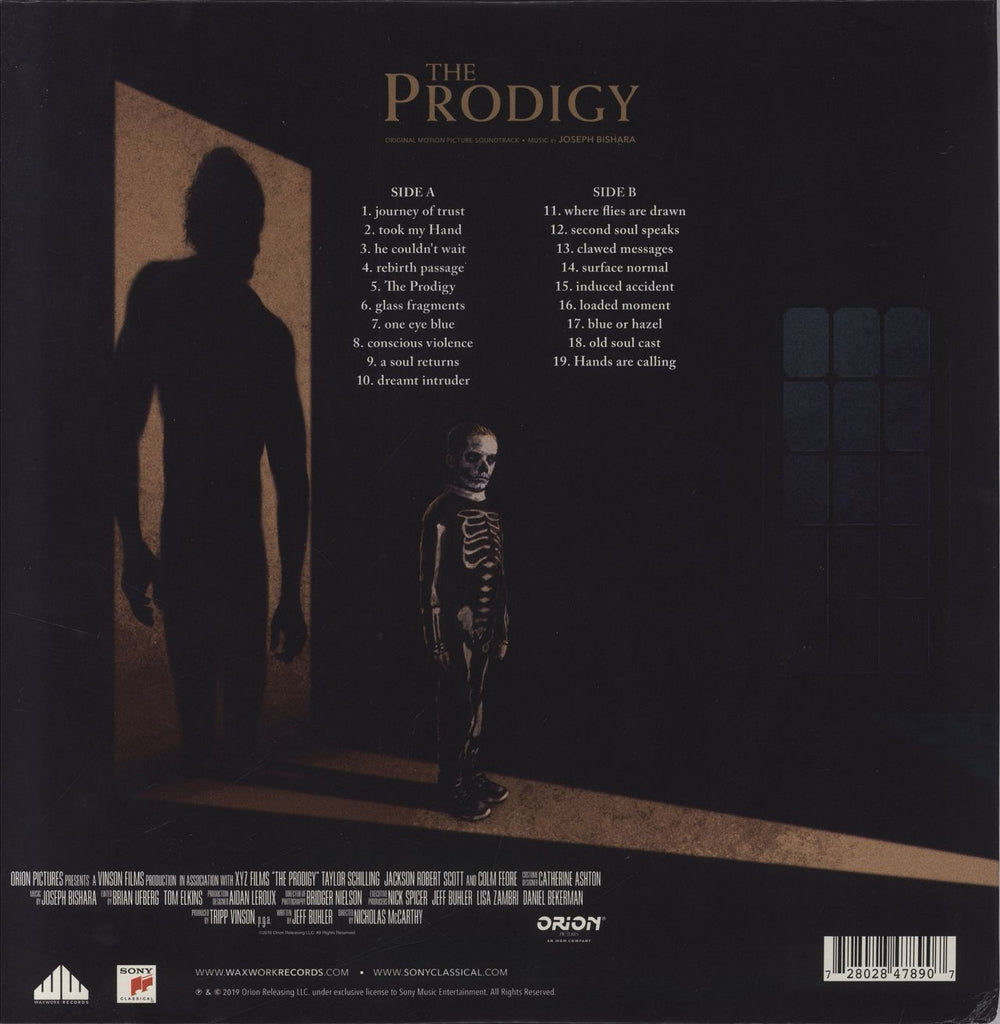 Original Soundtrack The Prodigy [Original Motion Picture Soundtrack] - Clear w/ White Smoke & Blue Splatter Vinyl US vinyl LP album (LP record) 728028478907