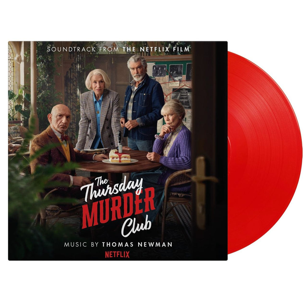 Original Soundtrack The Thursday Murder Club - Red Vinyl 180 Gram UK vinyl LP album (LP record) MOVATM439