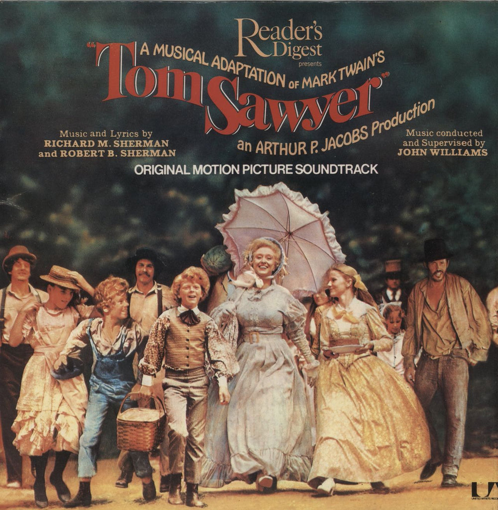 Original Soundtrack Tom Sawyer UK vinyl LP album (LP record) UAS29469