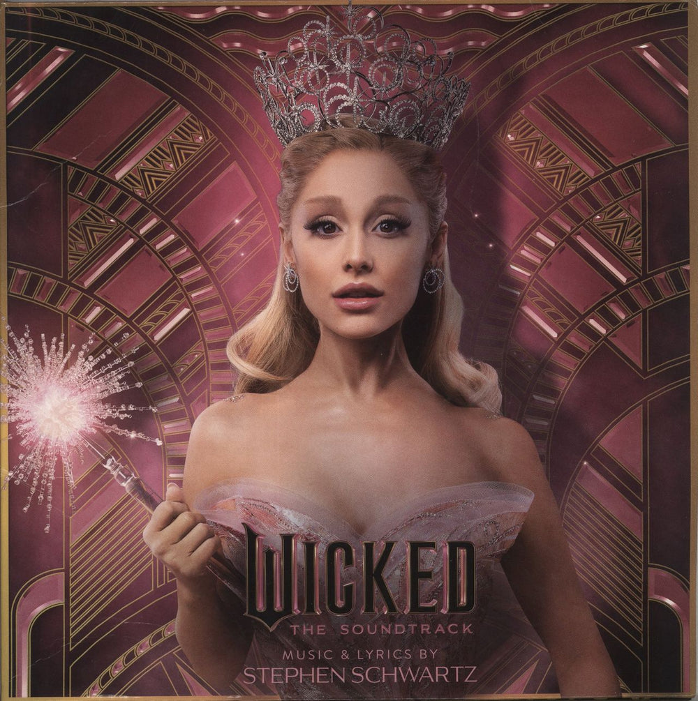 Original Soundtrack Wicked - Cloudy Pink Vinyl UK 2-LP vinyl record set (Double LP Album) 602475112228
