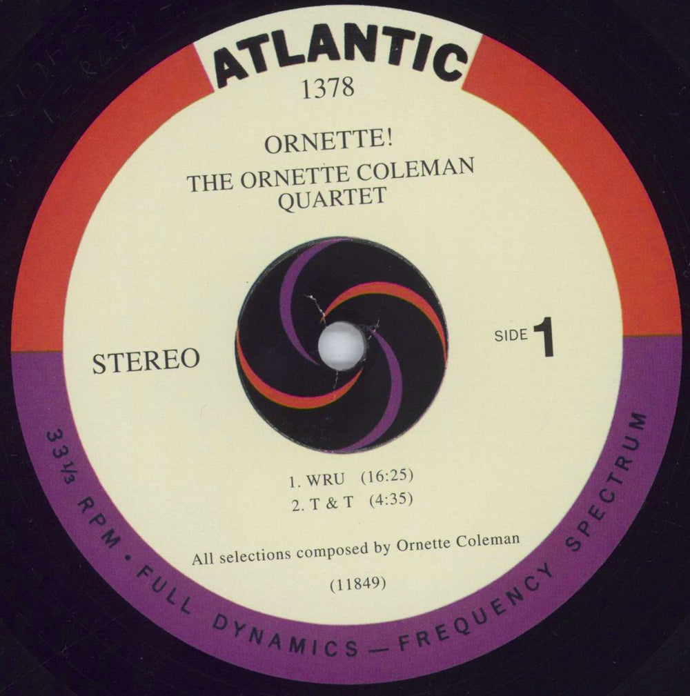 Ornette Coleman Ornette! US vinyl LP album (LP record) ORCLPOR832827